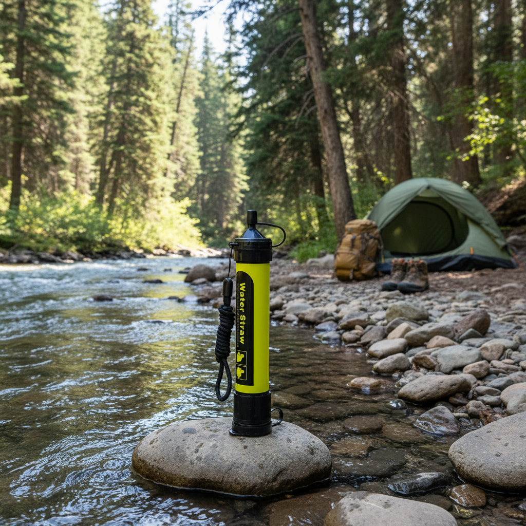 Portable Water Purifier Straw – Drink Clean Anywhere Outdoors