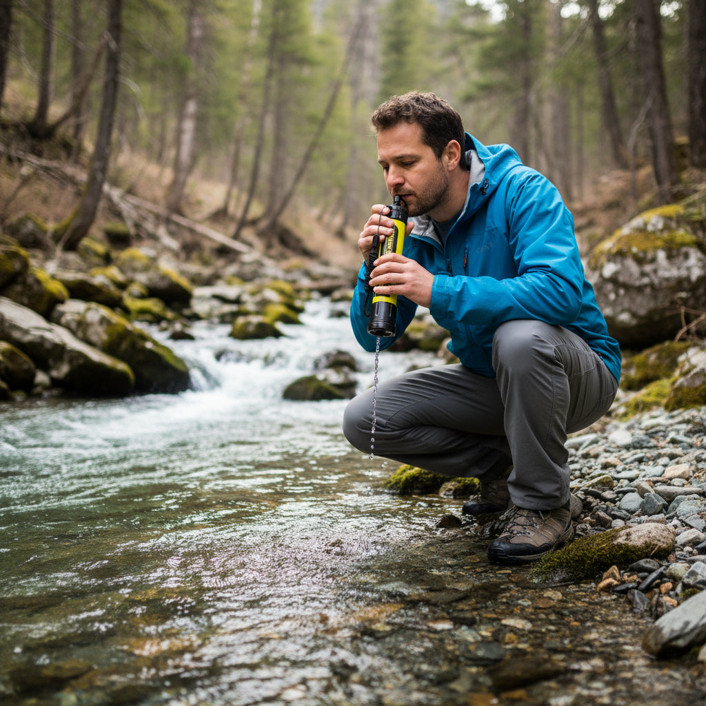 Portable Water Purifier Straw – Drink Clean Anywhere Outdoors