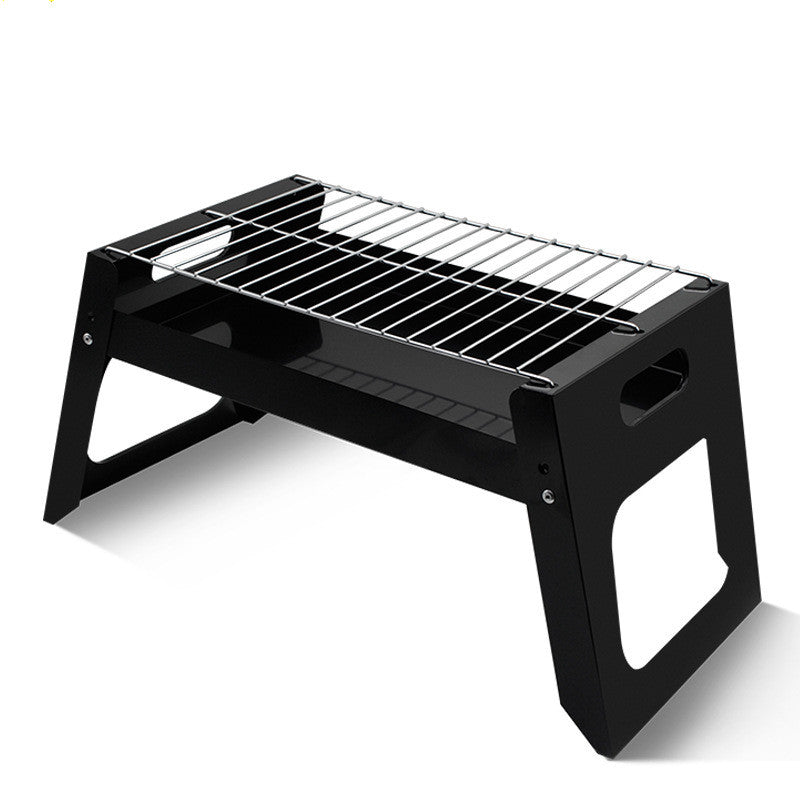 Camping Charcoal Grill Stand – Perfect for Picnics and Adventures