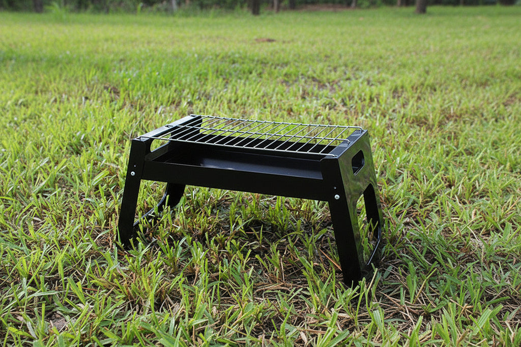 Camping-Holzkohlegrillständer – Perfekt für Picknicks und Abenteuer