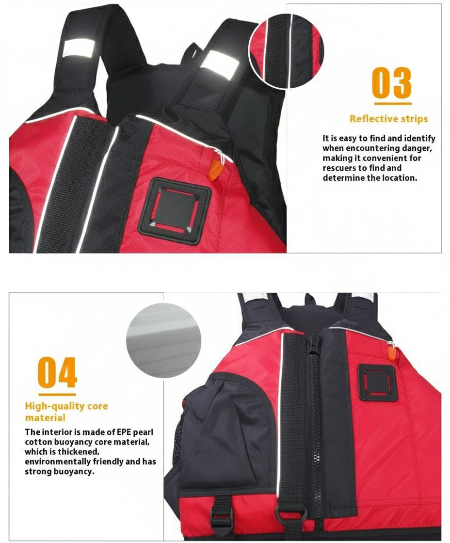 Outdoor Kayak Life Vest – Reliable Safety for Water Adventures