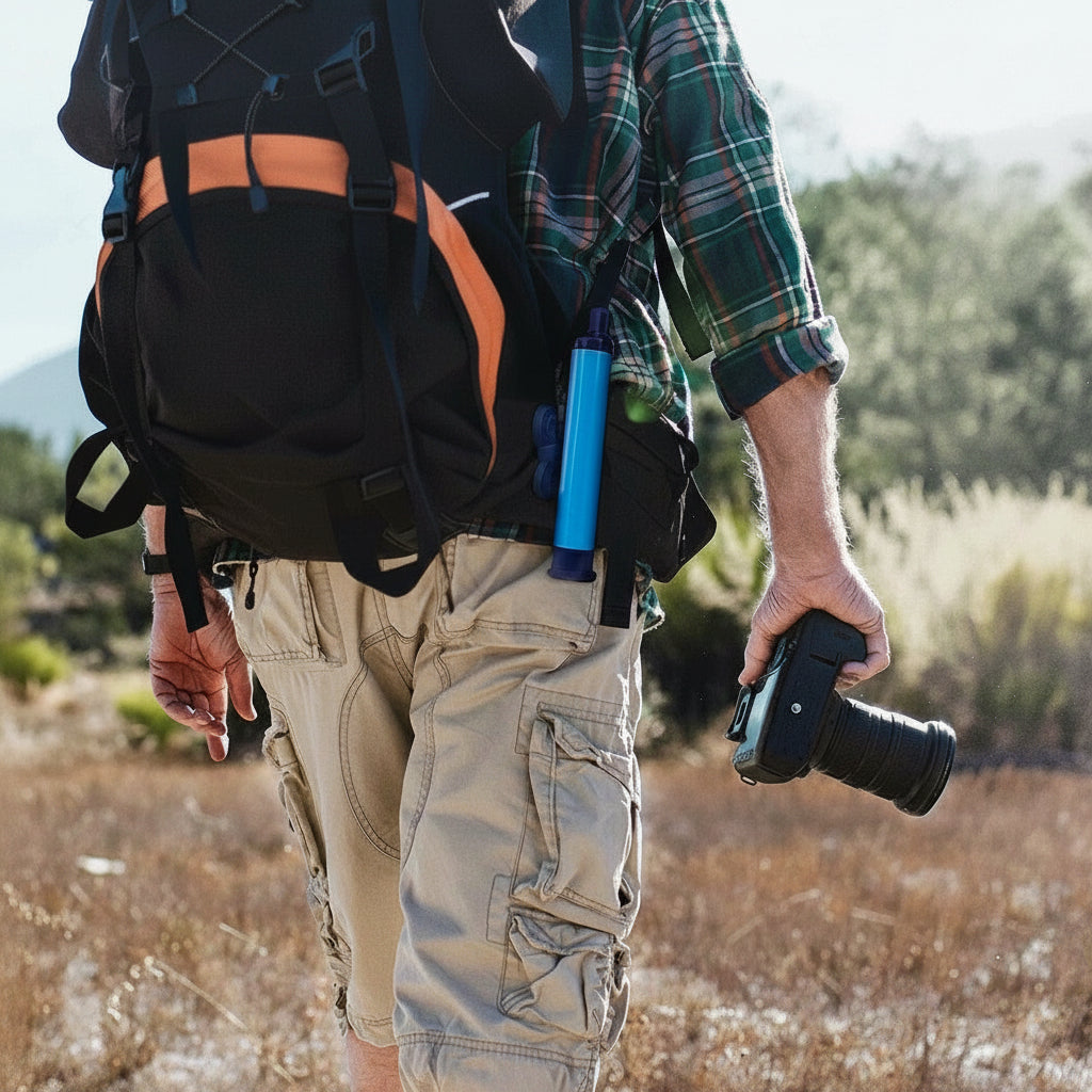 Portable Water Filter Straw – Drink Clean Anywhere Outdoors