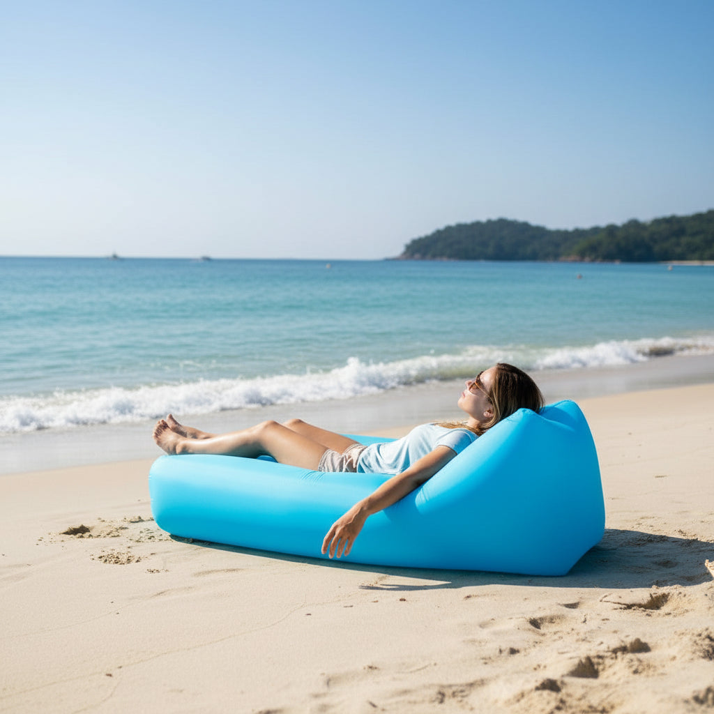 Inflatable Air Sofa – Relax Anywhere from Beach to Camp