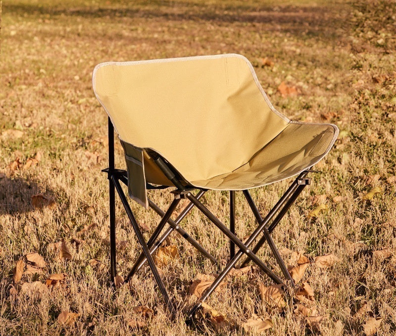 Camping Outdoor Folding Chair Portable Recliner Fishing Stool Beach